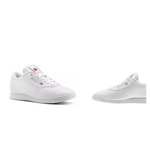 NEW Reebok Princess Sneaker Size 9.5W White Running Walking Shoe Classic Retro